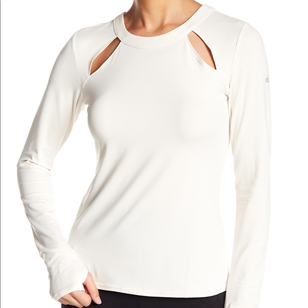 ALO Yoga Mantra Long Sleeve Top NWOT